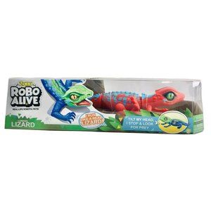 Robo Alive Lurking Lizard Red Battery Powered Robotic Toy by Zuru New in Box